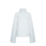 Adam Lippes Reid Top in Cashmere, Mint | Sweaters | Luxury Shoes 