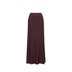 Adam Lippes Sarita Skirt in Viscose Python, Espresso | Midi Skirts | Luxury Shoes 