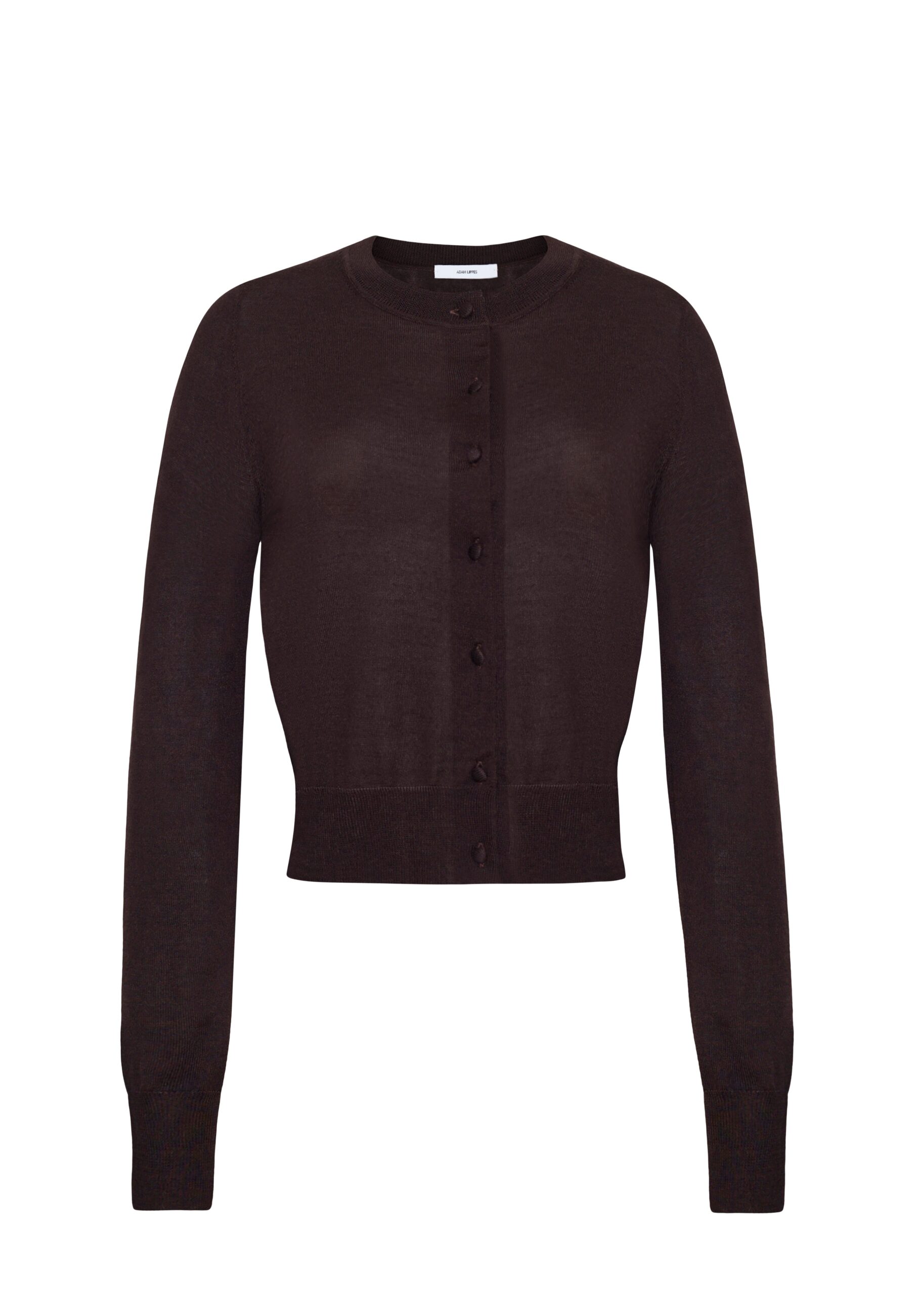 Adam Lippes Worth Cardigan in Fine Cashmere, Espresso Adam Lippes Worth Cardigan in Fine Cashmere, Espresso | Cardigan | Luxury Shoes