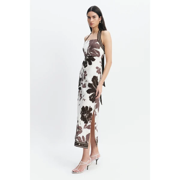 Aje Addie Maxi Dress in Sierra Print | Maxi Dresses | Luxury Shoes 