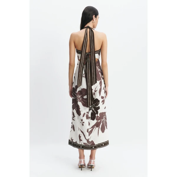 Aje Addie Maxi Dress in Sierra Print | Maxi Dresses | Luxury Shoes 