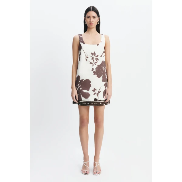 Aje Addie Mini Dress in Sierra Print | Mini Dresses | Luxury Shoes 
