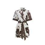 Aje Addie Mini Shirt Dress in Sierra Print | Mini Dresses | Luxury Shoes 