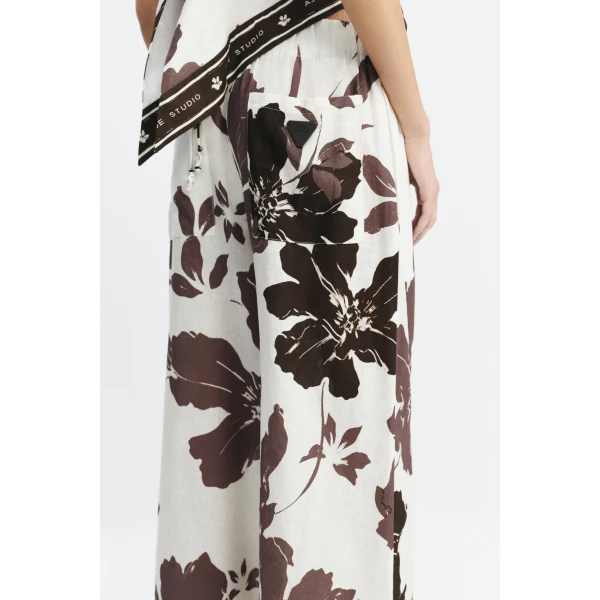 Aje Addie Wide Leg Pant in Sierra Print | Pants | Luxury Shoes 