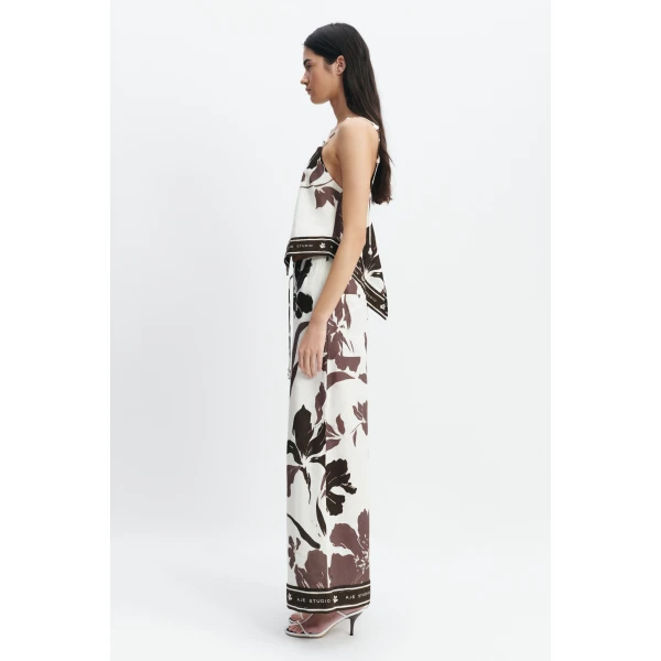 Aje Addie Wide Leg Pant in Sierra Print | Pants | Luxury Shoes 