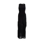 Aje Align Knit Maxi Dress in Black | Maxi Dresses | Luxury Shoes 