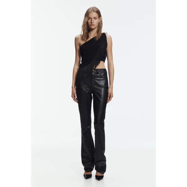 Aje Align Knit Top in Black | Knitwear | Luxury Shoes 
