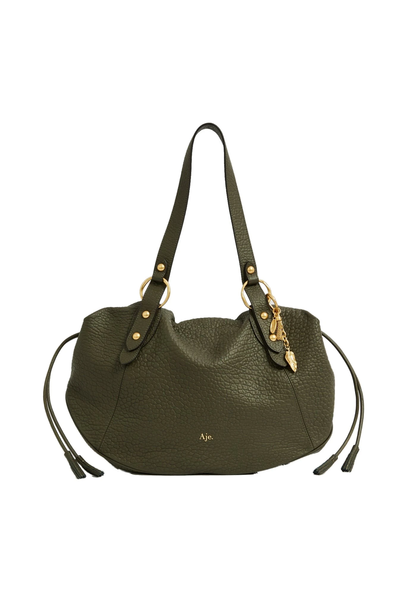 Aje Alive Gathered Shopper Pine Aje Alive Gathered Shopper in Pine | Shoulder & Crossbody Bags | Luxury Shoes