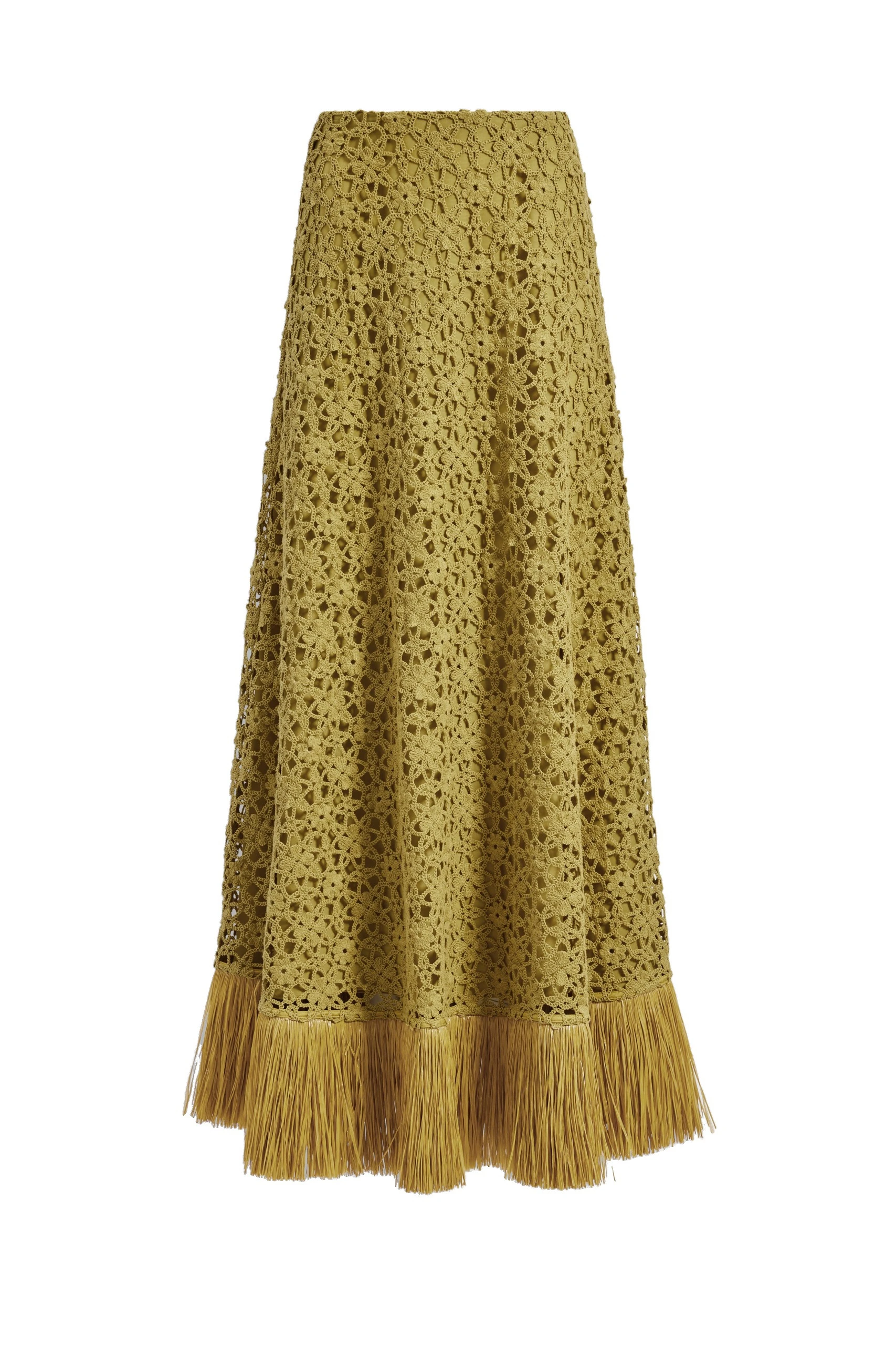 Aje Alora Lace Maxi Skirt Avocado Aje Alora Lace Maxi Skirt in Avocado | Skirts | Luxury Shoes