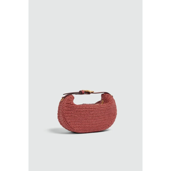 Aje Amara Texture Mini Bag in Terracotta | Clutch Bags | Luxury Shoes 