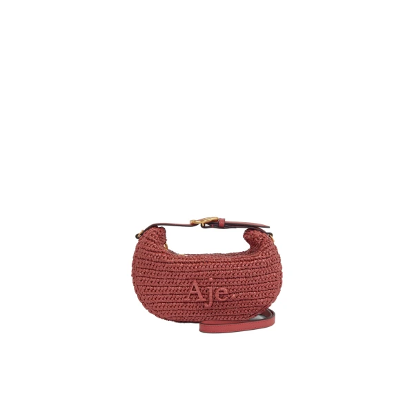 Aje Amara Texture Mini Bag in Terracotta | Clutch Bags | Luxury Shoes 