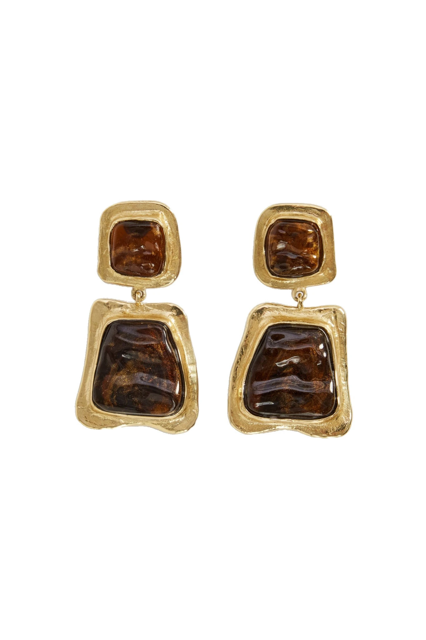 Aje Amelia Drop Earring Gold/Bronze Aje Amelia Drop Earring in Gold/Bronze | Earrings | Luxury Shoes