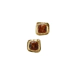 Aje Amelia Stud Earring in Gold/Bronze | Earrings | Luxury Shoes 