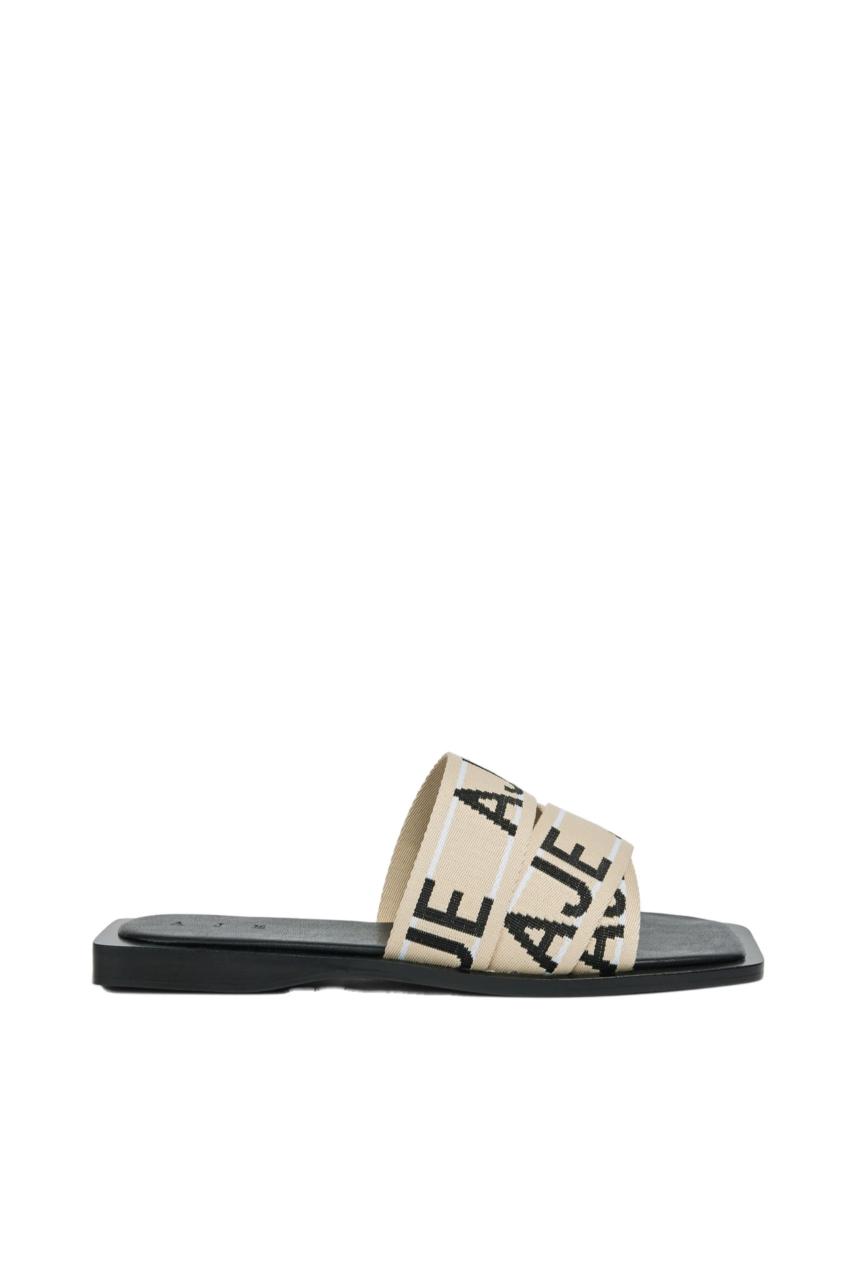 Aje Anais Slide Black/Natural Aje Anais Slide in Black/Natural | Flip Flops & Slides | Luxury Shoes