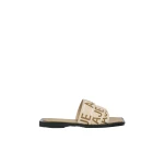Aje Anais Slide in Olive/Natural | Flip Flops & Slides | Luxury Shoes 
