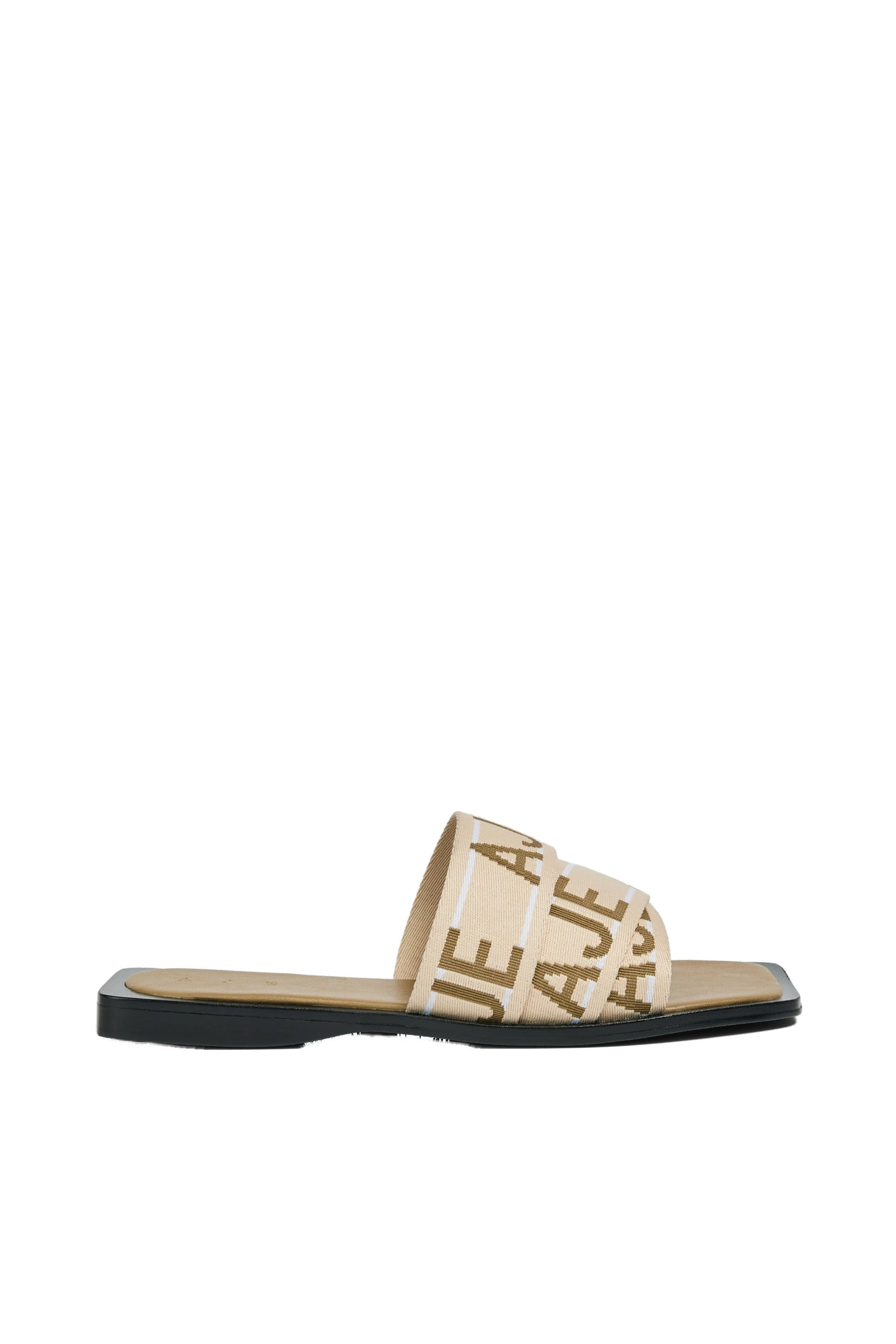 Aje Anais Slide Olive/Natural Aje Anais Slide in Olive/Natural | Flip Flops & Slides | Luxury Shoes
