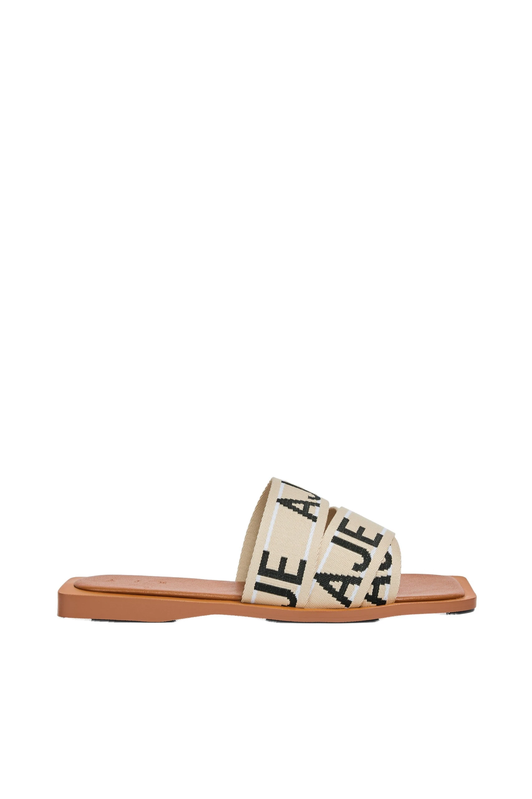 Aje Anais Slide Tan/Natural Aje Anais Slide in Tan/Natural | Flip Flops & Slides | Luxury Shoes