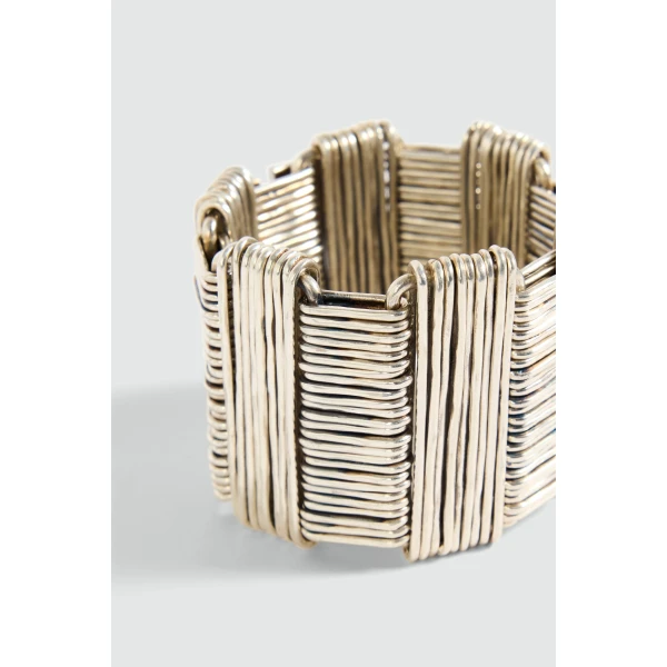 Aje Aprile Bangle in Silver | Bracelets | Luxury Shoes 