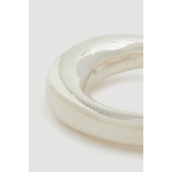Aje Archela Bangle in Silver | Bracelets | Luxury Shoes 