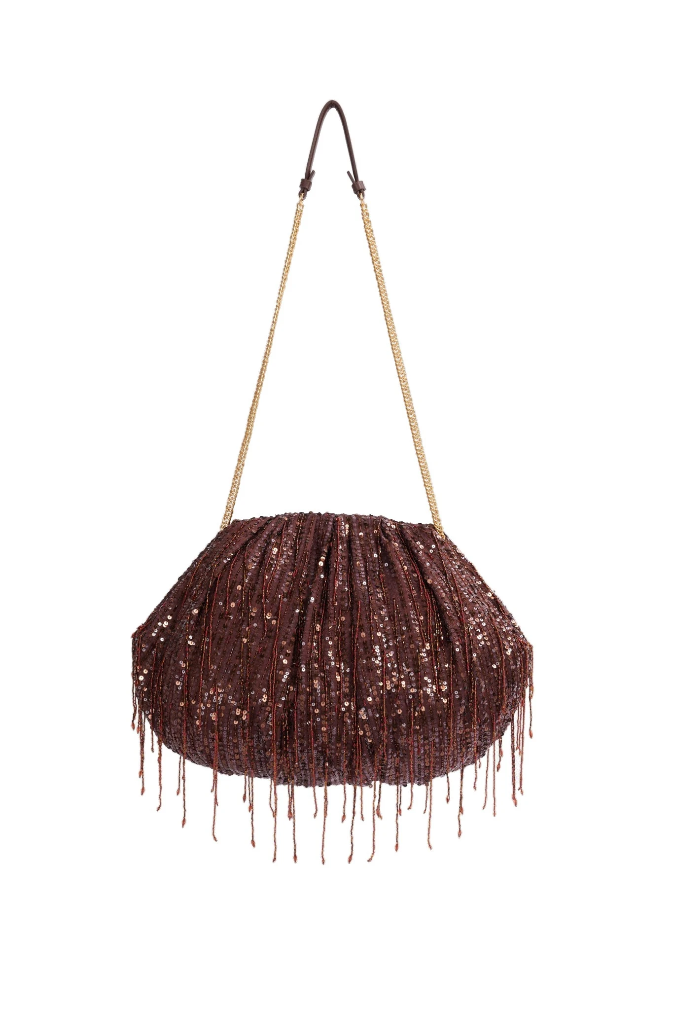 Aje Arden Embellished Clutch Mahogany Aje Arden Embellished Clutch in Mahogany | Clutch Bags | Luxury Shoes