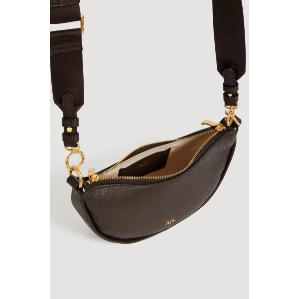 Aje Astouri Sling Crossbody in Chocolate | Shoulder & Crossbody Bags | Luxury Shoes 