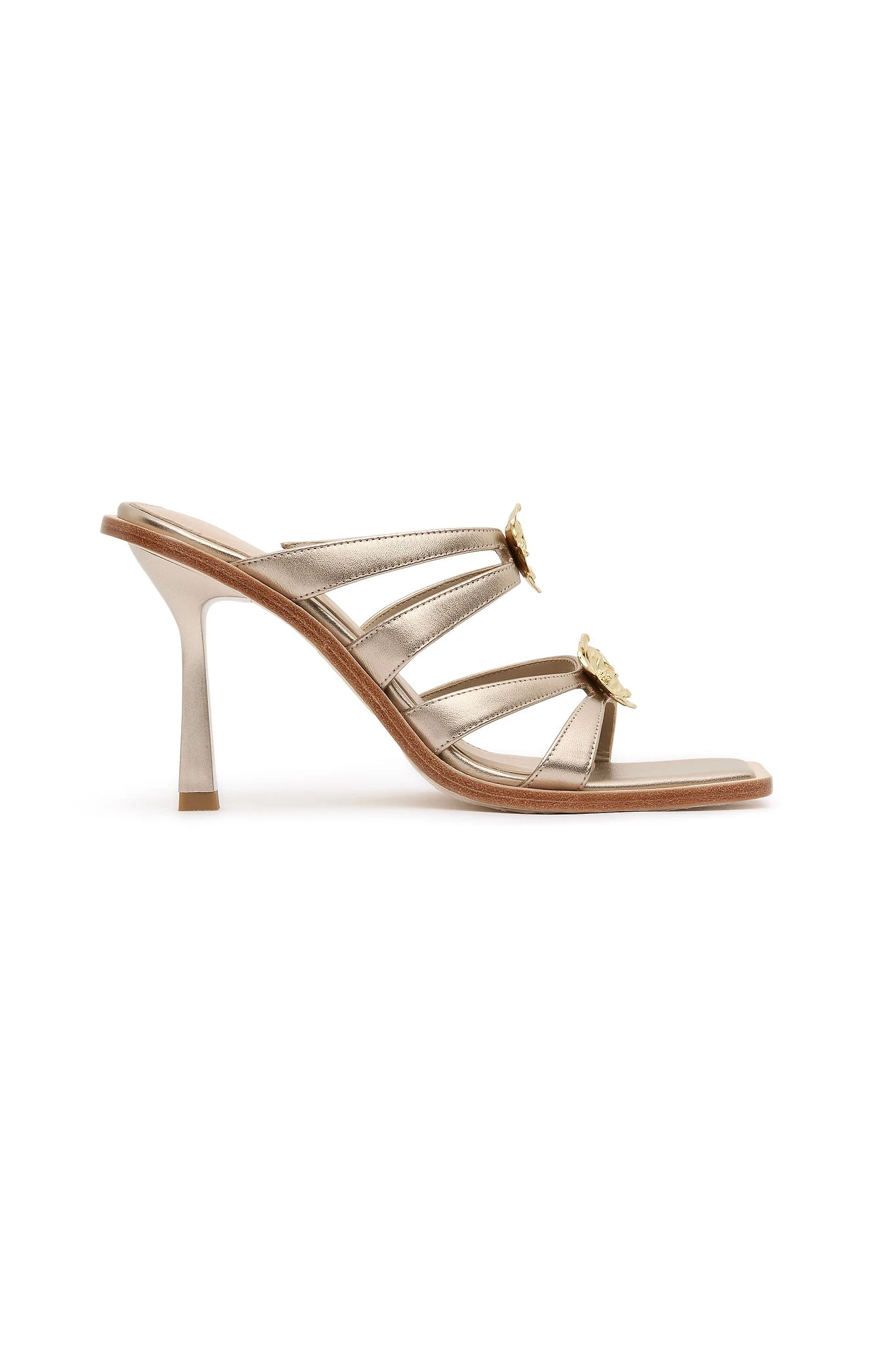 Aje Aventura Heel Champagne Gold Aje Aventura Heel in Champagne Gold | Heels | Luxury Shoes