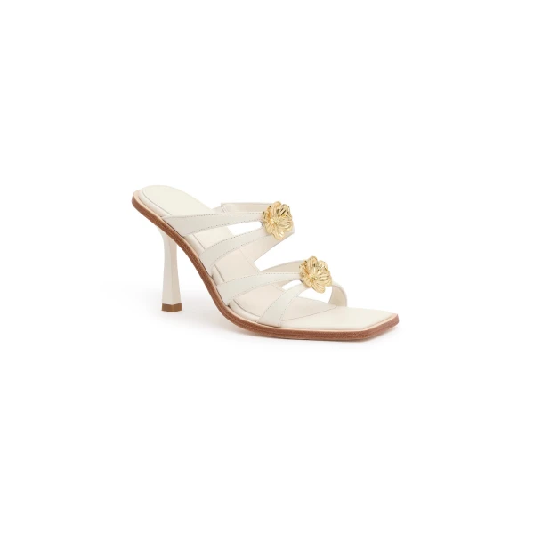Aje Aventura Heel in Ivory | Heels | Luxury Shoes 