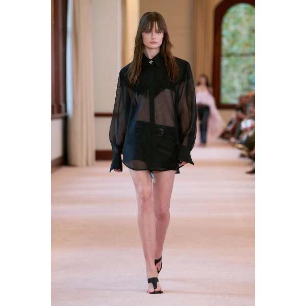 Aje Beria Mini Skirt in Black | Skirts | Luxury Shoes 