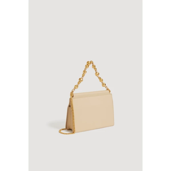 Aje Cece Clutch in Beach Beige | Clutch Bags | Luxury Shoes 