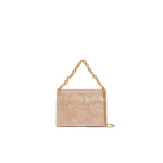 Aje Cece Metallic Clutch in Rose Gold | Clutch Bags | Luxury Shoes 
