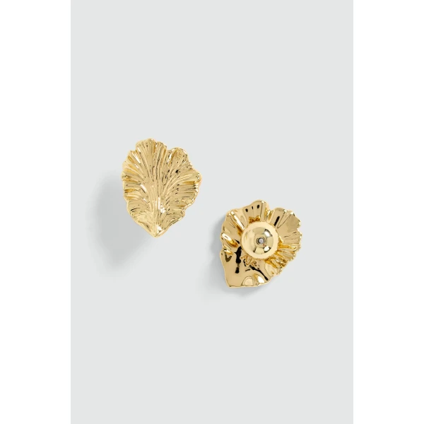 Aje Cezanne Micro Earring in Gold | Earrings | Luxury Shoes 