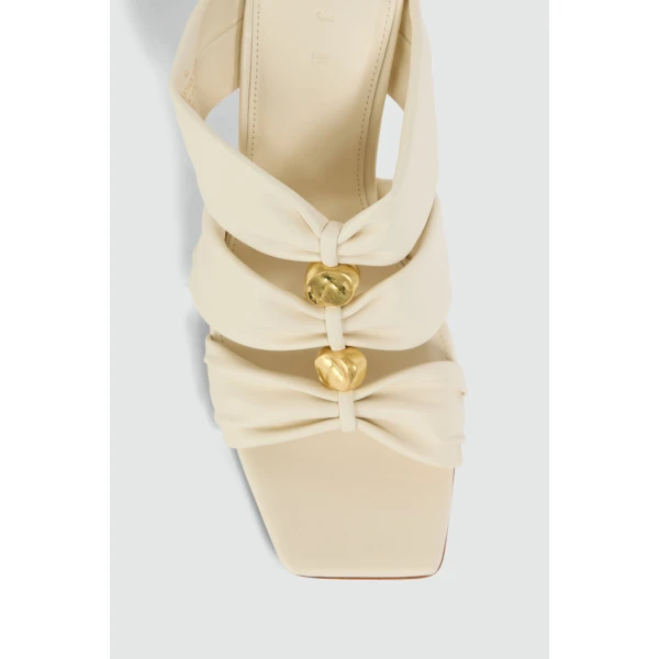 Aje Clara Heel in Ivory | Heels | Luxury Shoes 