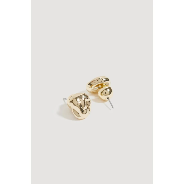 Aje Constance Stud in Gold | Earrings | Luxury Shoes 