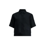 Aje Corine Relaxed Shirt in Black | Shirts | Luxury Shoes 