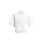 Aje Corine Relaxed Shirt in White | Shirts | Luxury Shoes 
