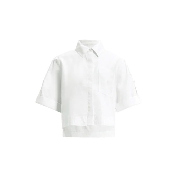 Aje Corine Relaxed Shirt in White | Shirts | Luxury Shoes 