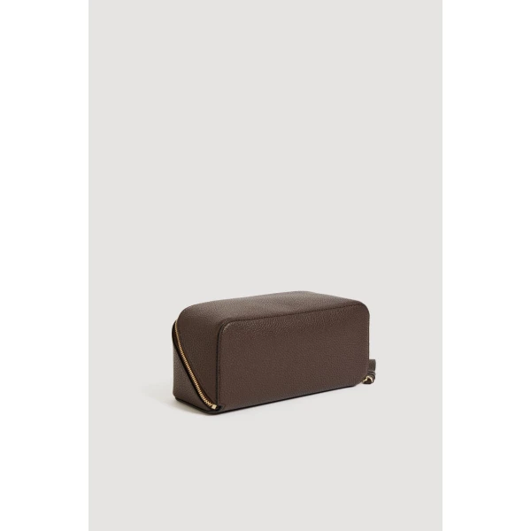 Aje Cove Beauty Case in Chocolate | Wallets & Purses | Luxury Shoes 