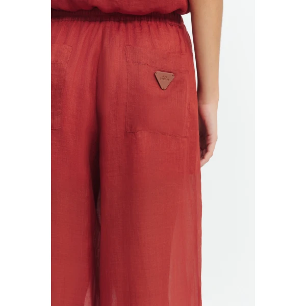 Aje Cove Relaxed Pant in Claret | Pants | Luxury Shoes 
