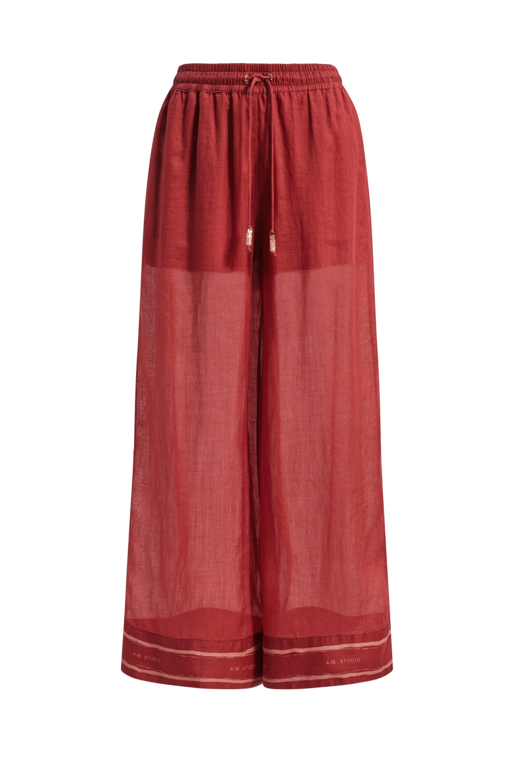 Aje Cove Relaxed Pant Claret Aje Cove Relaxed Pant in Claret | Pants | Luxury Shoes