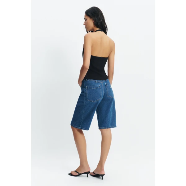 Aje Cowrie Halter Tank in Black | Tops | Luxury Shoes 