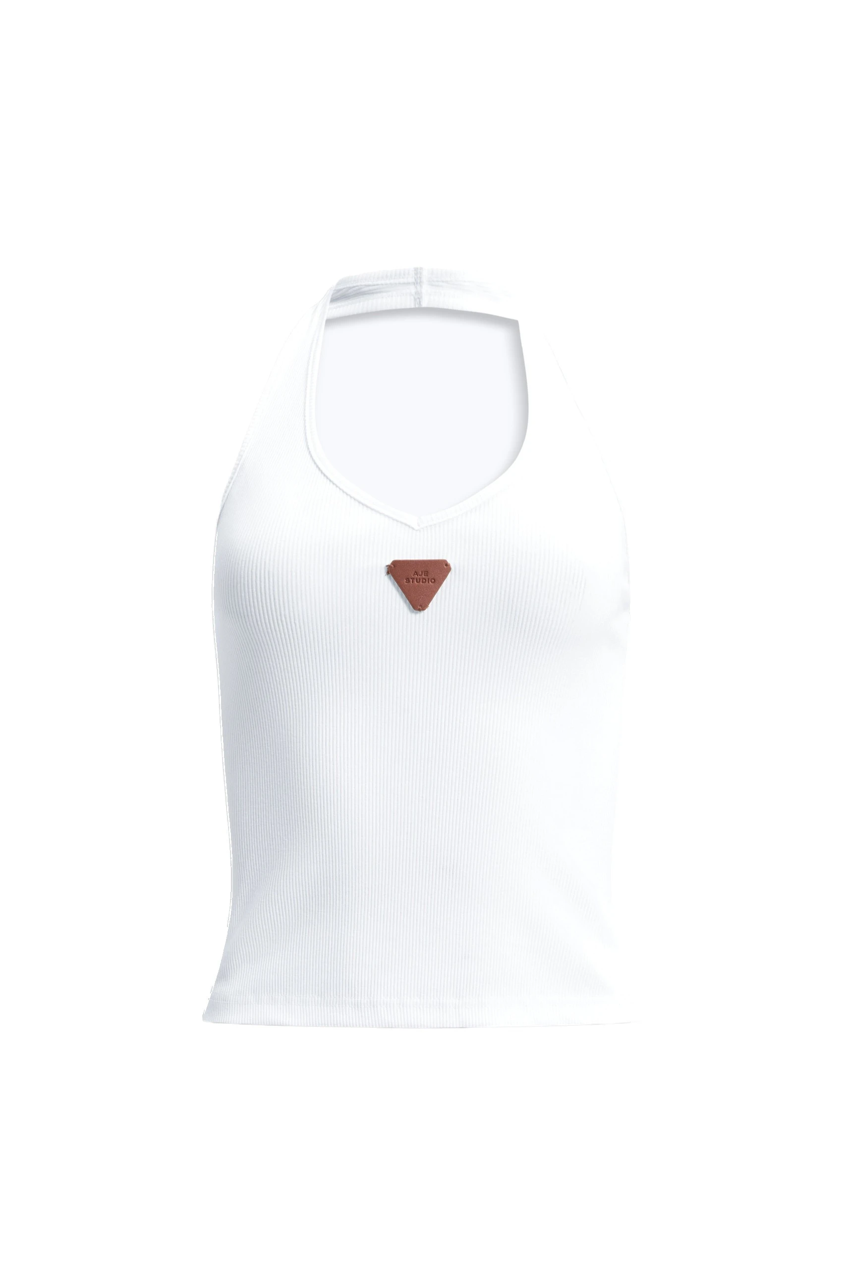 Aje Cowrie Halter Tank White Aje Cowrie Halter Tank in White | Tops | Luxury Shoes