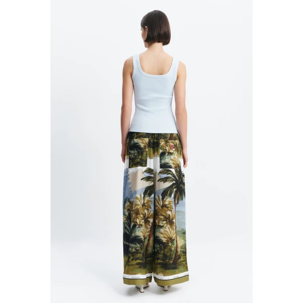 Aje Cowrie Scoop Tank in Powder Blue | Tops | Luxury Shoes 