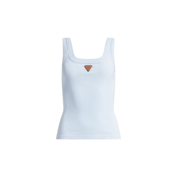 Aje Cowrie Scoop Tank in Powder Blue | Tops | Luxury Shoes 