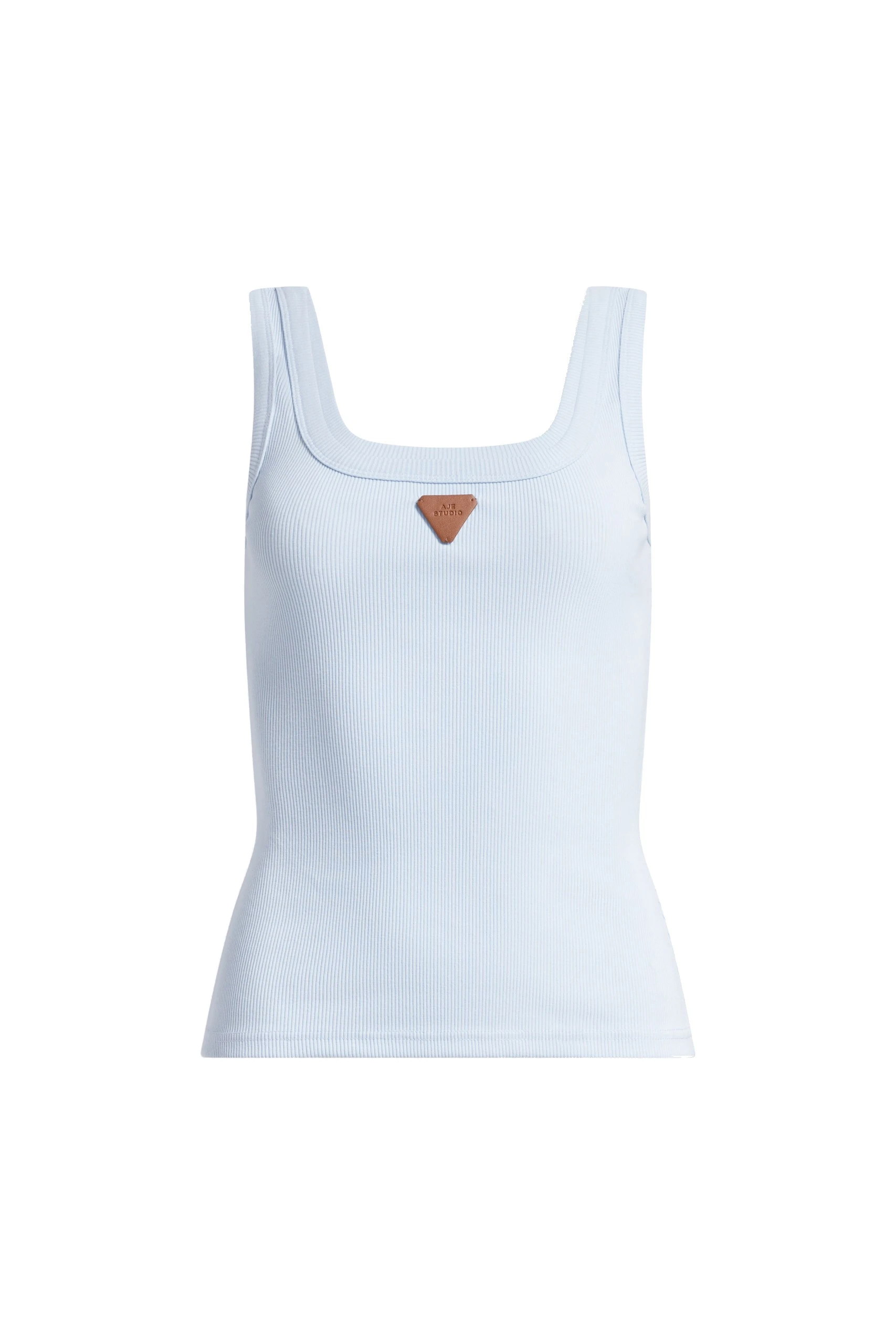 Aje Cowrie Scoop Tank Powder Blue Aje Cowrie Scoop Tank in Powder Blue | Tops | Luxury Shoes