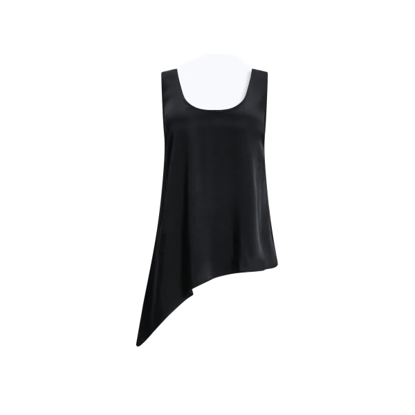 Aje Dawn Asymmetric Top in Black | Tops | Luxury Shoes 