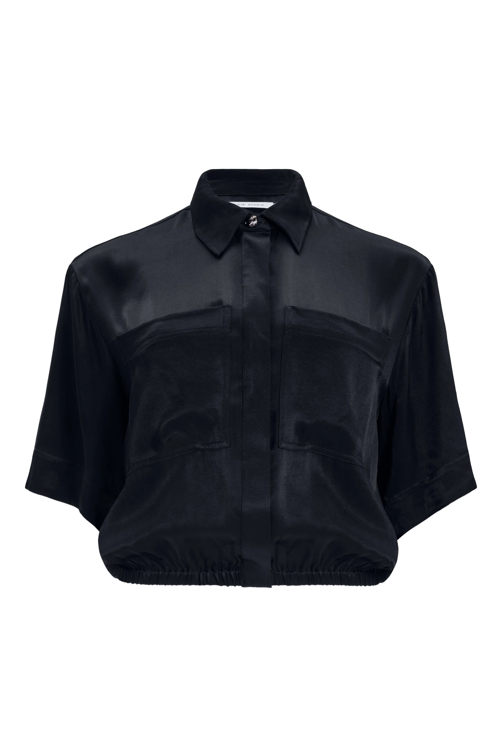 Aje Dawn Bubble Shirt Black Aje Dawn Bubble Shirt in Black | Shirts | Luxury Shoes