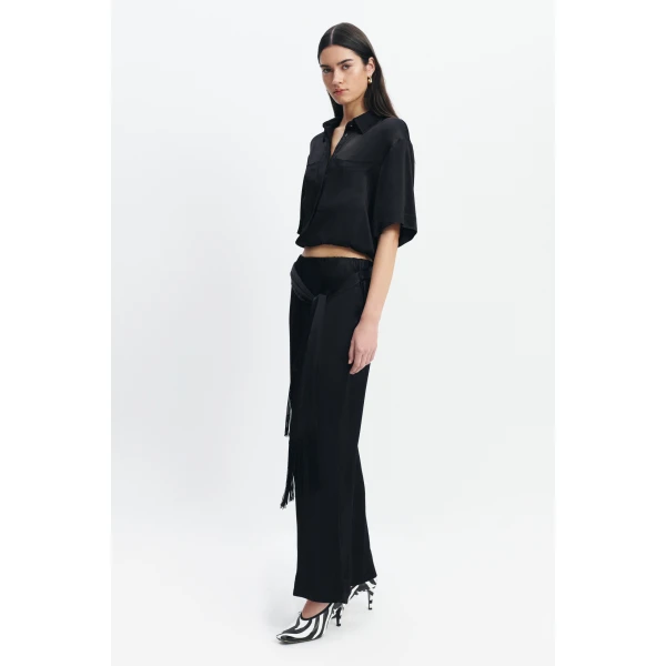 Aje Dawn Relaxed Pants in Black | Pants | Luxury Shoes 