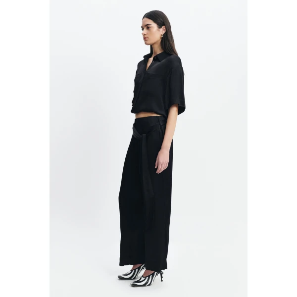 Aje Dawn Relaxed Pants in Black | Pants | Luxury Shoes 