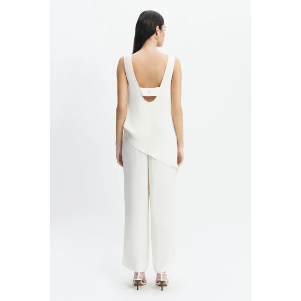 Aje Dawn Relaxed Pants in Ivory | Pants | Luxury Shoes 