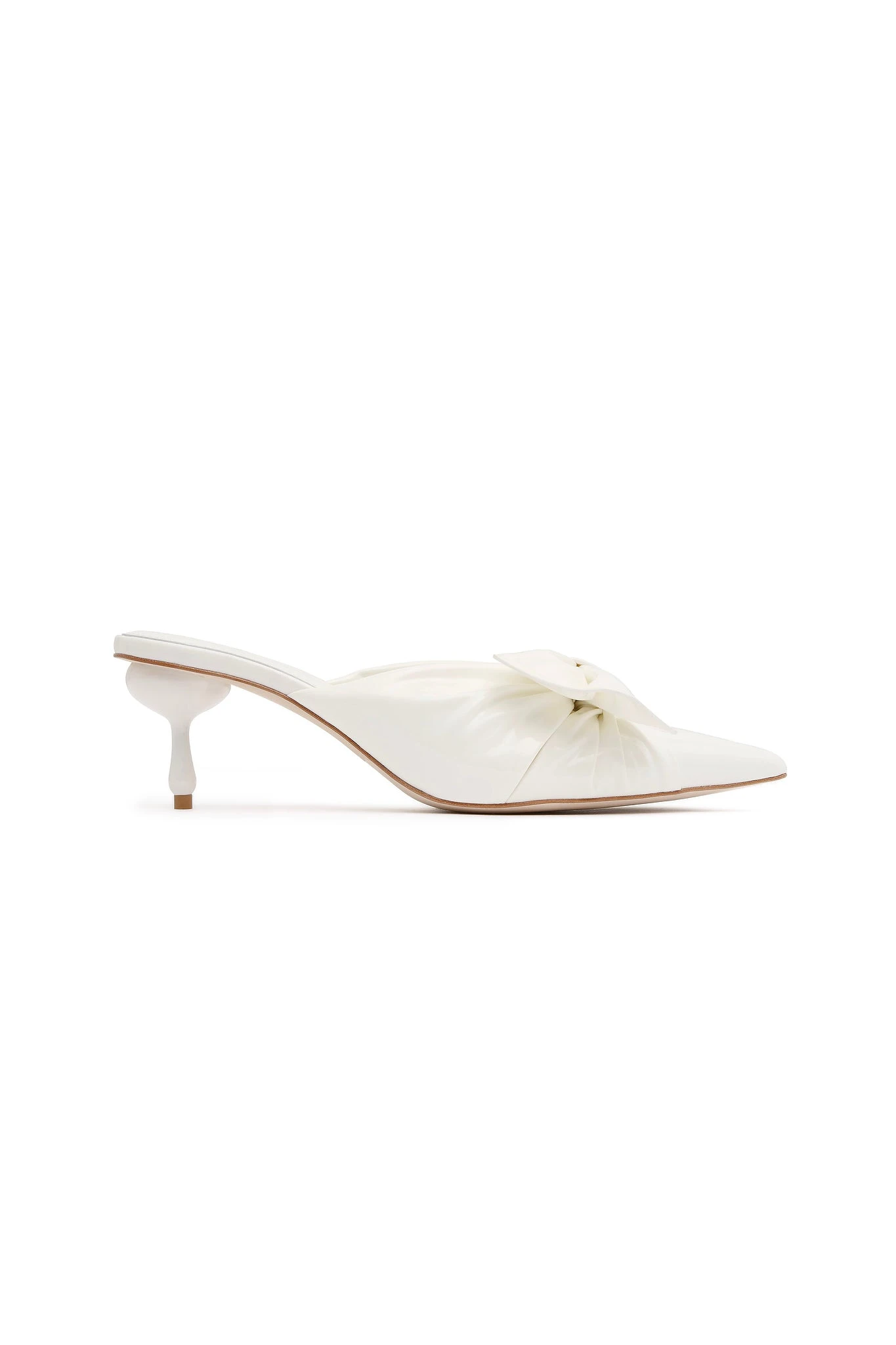 Aje Edra Mid Heel Ivory Aje Edra Mid Heel in Ivory | Heels | Luxury Shoes